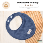 Bibs Bavoir, Slaber Bayi Premium in Sapphire Blue
