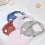 Bibs Bavoir, Slaber Bayi Premium in Dusty Pink - Image 3