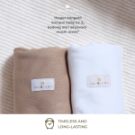Chic Headband Baby & Kids, Bando Bayi in White Tencel - Image 5