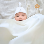 Knotted Hat Baby, Topi Bayi Premium in Tencel Forest - Image 2