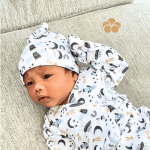 Knotted Hat Baby, Topi Bayi Premium in Tencel Forest - Image 3